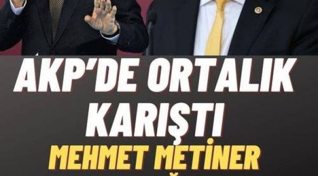AK Parti Milletvekili Mehmet Metiner açtı ağzını yumdu gözünü..